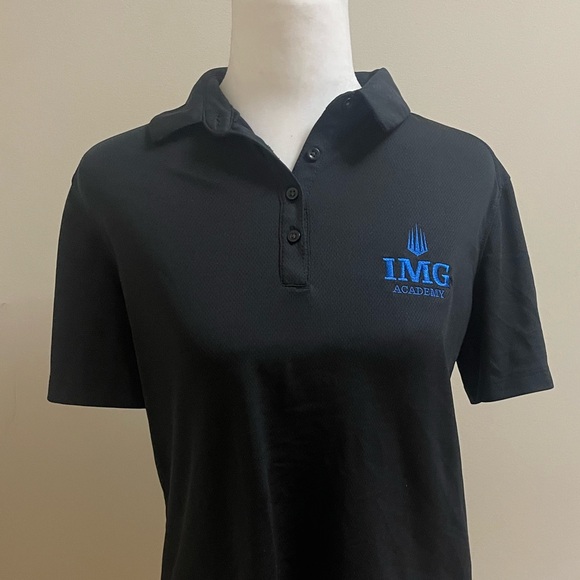 IMG Black Tech Mesh Polo - Picture 2 of 3